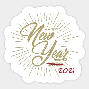 Happy New Year 2020/2021 Sticker